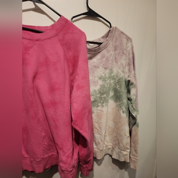 Pink and Tie-Dye Sweatshirts - Picture 1 of 5